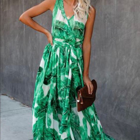 Vici Dresses Key Largo Banana Leaf Maxi Dress Vici Poshmark Vici Dresses Key Largo Banana Leaf Maxi Dress Vici Poshmark